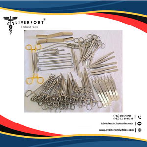 NUEVO Kit de instrumentos quirúrgicos de cirugía plástica de primera calidad 72 piezas Manual de acero inoxidable Certificado CE LiverFort - Product Image 4