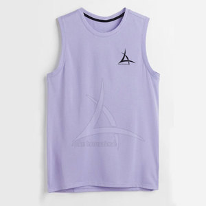 Débardeur de sport sans manches en coton 100% respirant à séchage rapide pour hommes, vente en gros à bas prix - Product Image 1