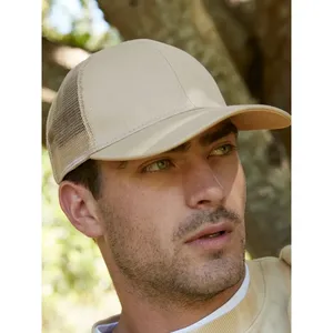 Gorra Trucker de Algodón Orgánico, Gorra Promocional Sostenible - Product Image 3