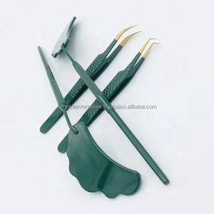 Pinces à épiler professionnelles en acier inoxydable pour extensions de cils, 90 degrés, volume, logo personnalisé, pointe dorée lisse et durable, outil personnalisable - Product Image 5