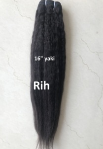 Yaki Kinkyผมตรงมัดด้วยการปิดผมบราซิลสานต่อผมมนุษย์ธรรมชาติมัดด้วยการปิดสําหรับผู้หญิง - Product Image 2