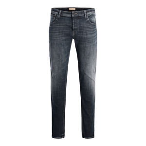 Pantalones Vaqueros de Mezclilla para Hombre, Corte Slim Fit, Estilo Urbano, Lavado Desgastado, Alta Calidad, Elásticos, Logotipo Personalizado, Mezclilla Apilada, OEM - Product Image 1