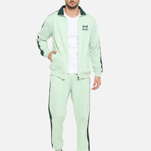 Combinaison d'hiver sportive pour homme, confortable, respirante, motif uni, légère, 100% polyester, impression par sublimation durable - Product Image 1