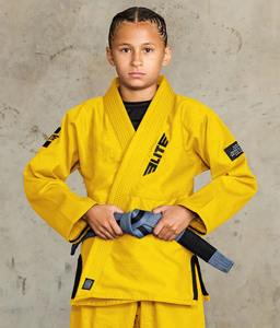 BJJ GI jiu jitsu brasileño niños kimono artes marciales GI uniforme de agarre ligero para niños algodón suave costura duradera - Product Image 6