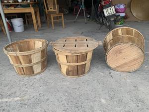 Cesta de Almacenamiento de Madera Sostenible para Cangrejos, Hecha a Mano, con Tapa y Asa, de Madera de Acacia y Contrachapada, Marca 99 Gold Data Crab, Venta al por Mayor - Product Image 6