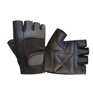 Top Quality 100% Genuine Leather Gym <b>Gloves</b> Fitness Training Wrist Support Weight Lifting <b>Gloves</b> Wholesale Price - Product Image 3