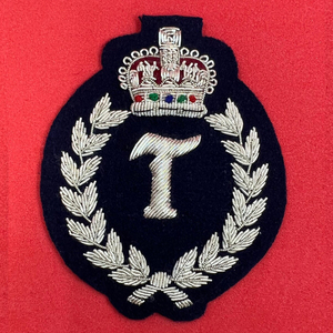 Insignias bordadas a mano personalizadas 2025, Parche de ala de paracaídas para uniforme, Blazer, sombrero, cresta con accesorio magnético, logotipo personalizado - Product Image 2