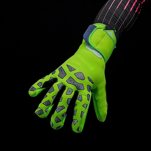 Guantes de portero de fútbol de agarre fuerte para niños, jóvenes, adultos, tallas 6/7/8/9/10, hechos de cuero - Product Image 2