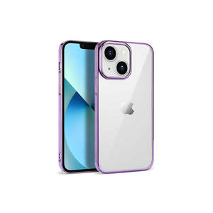 Coque Netzy Pixel violet clair pour iPhone 14 Plus 7 Plus 13 Pro Max - Anti-traces de doigts en silicone souple TPU compatible - Product Image 1
