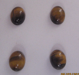 Ojo de Tigre Ovalado Facetado, Gema Mineral Natural Pulida Azul Marrón con Tratamiento Térmico, Esmeralda Calibrada, Turquesa Mineral - Product Image 1
