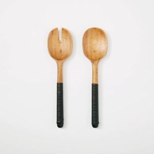 Ensemble d'outils à salade en bois de qualité supérieure beau décor de salle à manger servant la cuisine vaisselle ustensiles de cuisine accessoires - Product Image 5