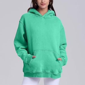 Sudaderas con capucha informales de invierno para hombre, Color sólido, 100% algodón, forro polar, ajuste Regular, secado rápido y transpirable, alta calidad - Product Image 4