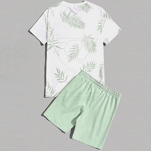 Ensemble t-shirt et short de qualité supérieure Sportswear Vêtements de sport deux pièces Gym Training Running Fitness Suit - Product Image 2