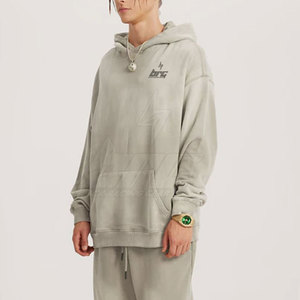 Venta al por mayor Pakistán hizo algodón mezclado sudaderas con capucha para los hombres a granel cantidad de fabricación de fábrica sudaderas con capucha - Product Image 3