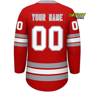 เสื้อเจอร์ซีย์ทีมฮ็อกกี้ผ้าทอลายทแยงชุดเล่นฮอกกี้สินค้าใหม่2025ออกแบบได้ตามต้องการ - Product Image 5