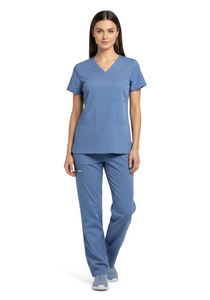 La calidad superior proporciona comodidad y transpirabilidad Hospital Scrubs Uniforme Jogger Pant Mujeres Medical Full Sleeve Scrub Sets - Product Image 3