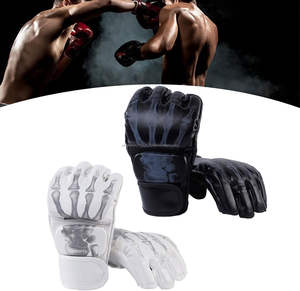 MMA Gloves High Quality PU Leather Gloves for Kids Daily Use Training Sparring Boxing Hand Grips Touchscreen Compatible Made PU - Product Image 5