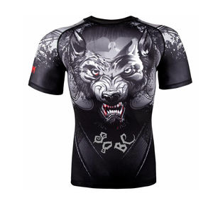 Martial Arts Wear Custom Quick Drying Men <b>Bjj</b> Rash Guard Grappling/Boxing Fight Shorts - Product Image 6