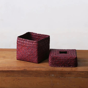 Boîte à mouchoirs en herbe de mer, design bohème amusant, porte-rouleau de papier toilette durable pour la cuisine, porte-serviettes de mariage - Product Image 5