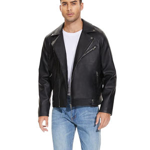 Nouvelles vestes en cuir pour hommes de haute qualité pour motards, en cuir véritable, vestes tendance personnalisées pour hommes - Product Image 4