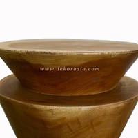 Tabouret moderne en bois de Suar, tabouret multifonctionnel en bois massif pour chambre à coucher et salon, meubles de maison