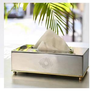 Boîte à mouchoirs en métal Design gland nouveau porte-serviettes décoratif indien pour cuisine Table à manger porte-serviettes de mariage - Product Image 6