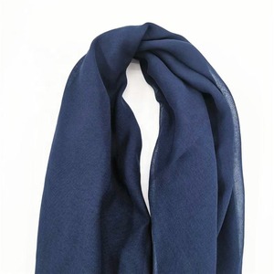 High Quality Custom Cotton Fabric <b>Scarf</b> For Women Breathable Light-weight Solid Plain Color Fashion Style Daily Wear Women <b>Scarf</b> - Product Image 2