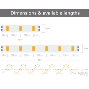 Best Seller 3000K IP20/IP65 Tira de luces LED 60LEDs/M con 5730 LEDs superiores Cuerpo de cobre Venta al por mayor para oficina Excelente precio - Product Image 2