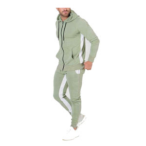 Personalizado de alta calidad de algodón chándal hombres Sudadera con capucha y Jogger conjunto de gran tamaño pulóver sudaderas con capucha pantalones de chándal lavado 2 piezas conjunto hombres - Product Image 3