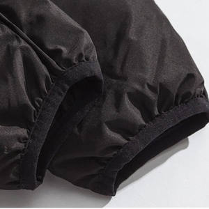 Chaqueta acolchada clásica para hombre con cierre de cremallera, ropa de abrigo acolchada ligera y cálida para invierno y otoño - Product Image 6