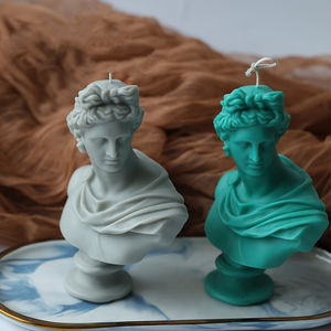 Torso de decoración para el hogar, estatua de diosa griega, busto, moldes de silicona, escultura de dios romano Apolo, molde de vela de silicona - Product Image 2