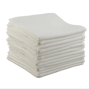100% coton à séchage rapide sac de farine écologique serviettes de cuisine tissé uni carré Logo personnalisé nettoyage à domicile jetable - Product Image 1
