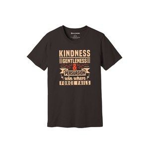 Camiseta de algodón 100% con temas de bondad, estampado de estilo informal, 12 opciones de color, 160-180, colocación de diseño personalizable GSM pesado - Product Image 6