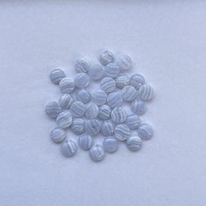 6mm 8mm 10mm naturel bleu dentelle Agate lisse ronde Cabochon pierres précieuses en vrac fabrication de bijoux du fabricant en ligne Alibaba revendeur - Product Image 4