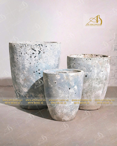 กระถางดอกไม้เซรามิก AN048H92TSA ไททานิคทันสมัยสีเขียวหัวเป็ดเคลือบสังกะสีตกแต่งสวนโรงแรมบ้านตกแต่งบ้านศิลปะบ้าน - Product Image 4