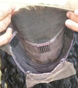 ผมต่อแบบอินเดียใต้สำหรับต่อผมมนุษย์,ผมเรมี่ที่ยังไม่ผ่านกระบวนการพร้อมลูกกรงหยักลึกสีดำธรรมชาติหยักแบบหลวม - Product Image 4