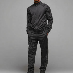 Vêtements de sport, survêtement d'entraînement pour hommes et femmes, veste zippée de football, pantalon d'entraînement de jogging, survêtement imprimé de football unisexe - Product Image 6