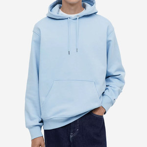 เสื้อฮู้ดดี้เปล่าขายส่งสำหรับพิมพ์โลโก้ เสื้อฮู้ดดี้สตรีทแวร์ผ้าฝ้ายฟลีซแบบยูนิเซ็กซ์จากโรงงานผู้ผลิต - Product Image 5