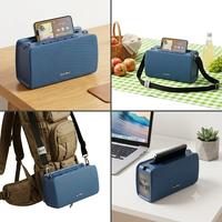 Boombest LN711BT Lecteur Audio Sans Fil Portable en Tissu, Boîte Sonore avec Basses Puissantes, Lecture Carte TF et USB, Idéal Voyage, Meilleure Vente en Afrique