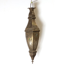 Outdoor and <b>Indoor</b> Decorative Metal Moroccan Candle <b>Lantern</b> Hanging and Floor <b>Lighting</b> Decor Gold <b>Lantern</b>. - Product Image 4