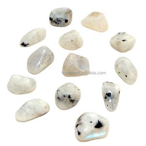 Pierre de lune arc-en-ciel verte polie de qualité supérieure en gros, cristal naturel éclatant, pierre précieuse Feng Shui de l'amour, super finement sculptée - Product Image 1