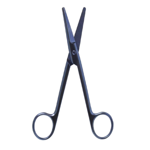 Ensemble d'instruments chirurgicaux manuels en acier inoxydable à revêtement noir ciseaux de dissection pointus pour l'utilisation en salle d'opération - Product Image 2