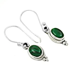 Boucles d'oreilles en argent 925 pour femmes avec pierre précieuse ovale plaquée or, diamant en forme de cœur princesse, rubis, zircon, bijoux - Product Image 3