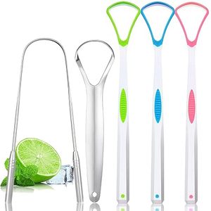 Nettoyant de langue en silicone coloré, grattoir réutilisable pour les soins bucco-dentaires, grattoir de langue pour les dents, multifonctionnel - Product Image 2