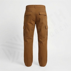 Pantalon cargo décontracté pour homme 2024, léger, en coton, avec cordon de serrage, pantalon de randonnée, pantalon de sport d'extérieur, personnalisable, coupe ajustée - Product Image 2