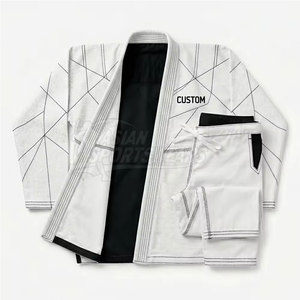 Traje de Kimono para Entrenamiento, para Hombre, Ofrece Flexibilidad y Soporte Durante la Práctica de Artes Marciales - Product Image 3