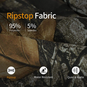 Custom Unisex Camouflage Hunting Pants <b>Waterproof</b> Ripstop Polyester Outdoor Cargo Workwear Trousers Multi Pocket - Product Image 5