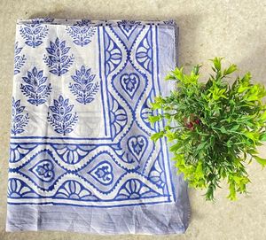 Pareo de mujer, bufandas ligeras de algodón para el cuello, gasa de algodón indio hecho a mano, estampado de bloques, cubierta de playa de verano Pareo - Product Image 5