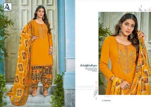 Dupatta Nazneen-vestido de gasa sin costuras, Algodón puro, sólido, bordado, Fondo de trabajo, estampado de estilo Digital - Product Image 2