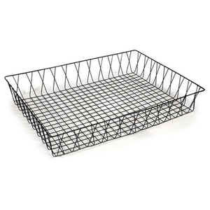 Prime Quality Powder Coated Iron Wire <b>Basket</b> <b>Rectangular</b> Metal Wire Storage <b>Basket</b> With Handles Home Organization Decor <b>Basket</b> - Product Image 5